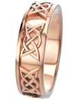 Verighetă Castelo din Aur 14k Timeless Tie pentru Bărbați din 14k Aur Roz - Castelo.ro