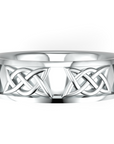 Verighetă Castelo din Aur 14k Timeless Tie pentru Bărbați din 14k Aur Alb - Castelo.ro