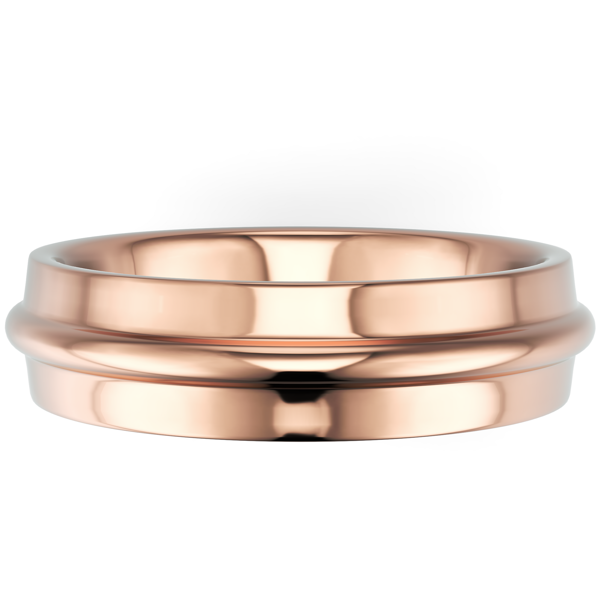 Verighetă Castelo din Aur 14k Eternal Link pentru Bărbați din 14k Aur Roz - Castelo.ro