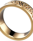 Verighetă Castelo din Aur 14k Trio Union pentru Bărbați din 14k Aur Galben - Castelo.ro