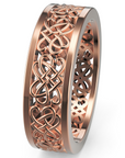 Verighetă Castelo din Aur 14k Heart Knot pentru Femei din 14k Aur Roz - Castelo.ro