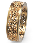 Verighetă Castelo din Aur 14k Heart Knot pentru Femei din 14k Aur Galben - Castelo.ro