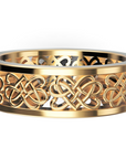 Verighetă Castelo din Aur 14k Heart Knot pentru Bărbați din 14k Aur Galben - Castelo.ro