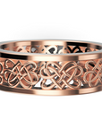 Verighetă Castelo Heart Knot pentru Bărbați din 18k Aur Roz - Castelo.ro