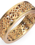 Verighetă Castelo Heart Knot pentru Bărbați din 18k Aur Galben - Castelo.ro