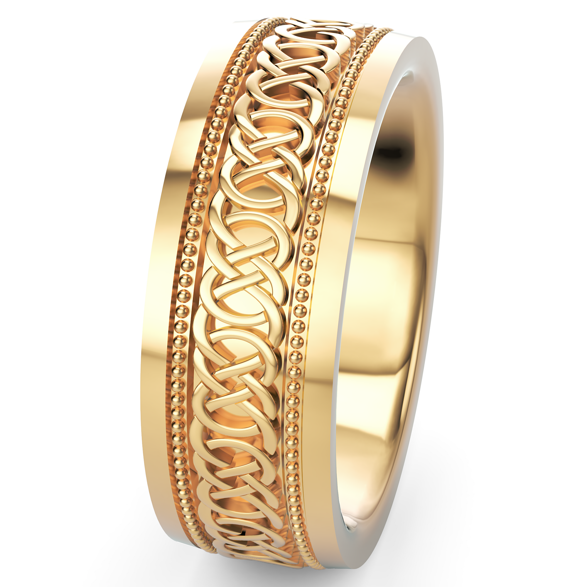 Verighetă Castelo din Aur 14k Corde Eternité pentru Bărbați din 14k Aur Galben - Castelo.ro