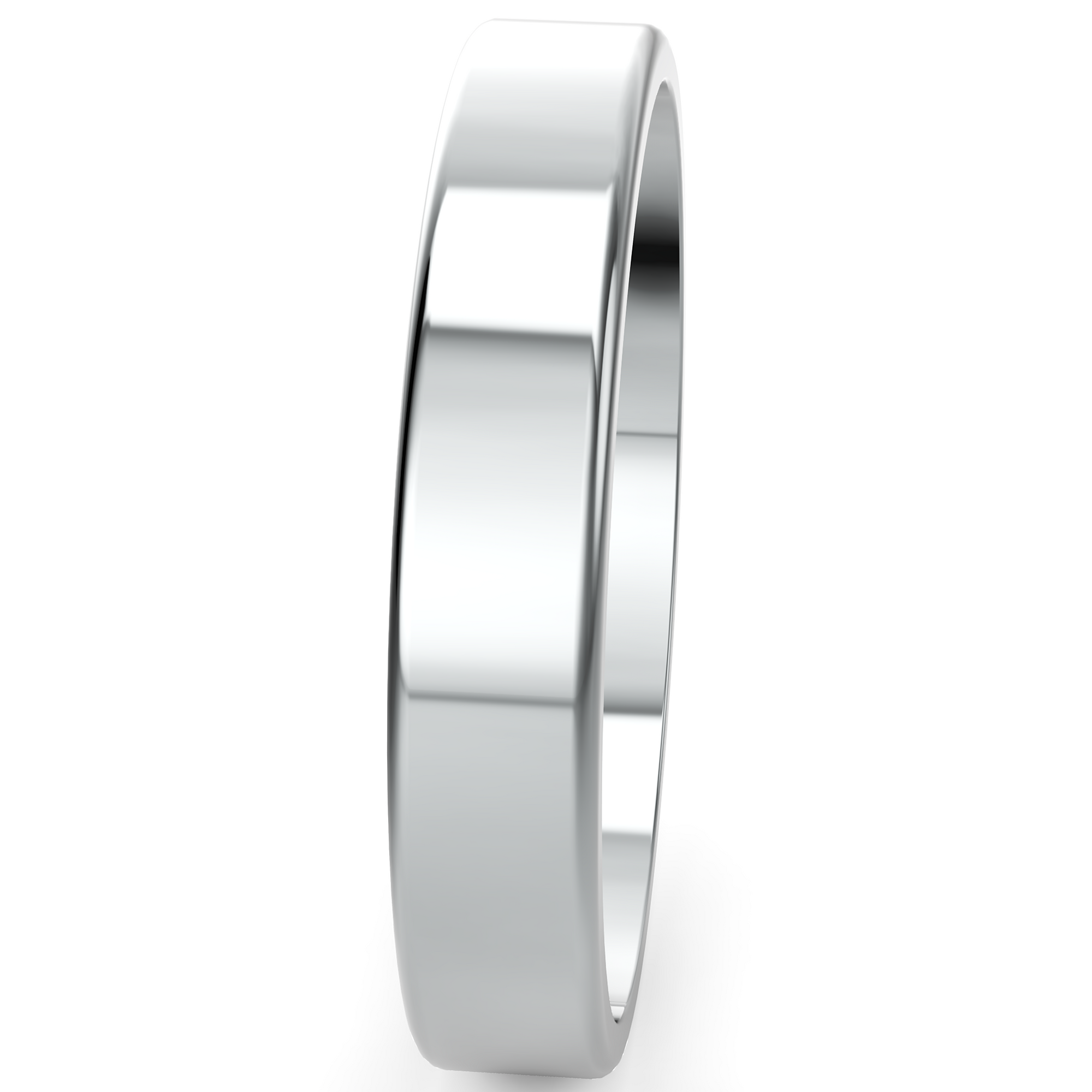 Verighetă Castelo Refinado din Aur 14k pentru Bărbați din 14k Aur Alb - Castelo.ro