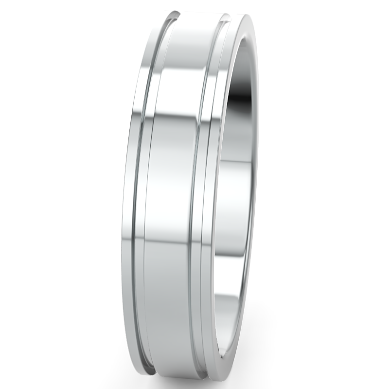 Verighetă Castelo Maestría din Aur 18k pentru Femei din Platina - Castelo.ro