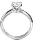 Inel de Logodnă Solitaire Heritage din Aur 14k cu Diamant Creat în Laborator de 1 ct din 14k Aur Alb - Castelo.ro
