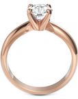 Inel de Logodnă Solitaire Heritage din Aur 18k cu Moissanite de 1 ct din 18k Aur Roz - Castelo.ro