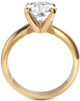 Inel de Logodnă Solitaire Heritage din Aur 14k cu Moissanite de 2 ct din 14k Aur Galben - Castelo.ro