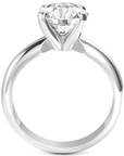 Inel de Logodnă Solitaire Heritage din Aur 14k cu Diamant Creat în Laborator de 2 ct din 14k Aur Alb - Castelo.ro