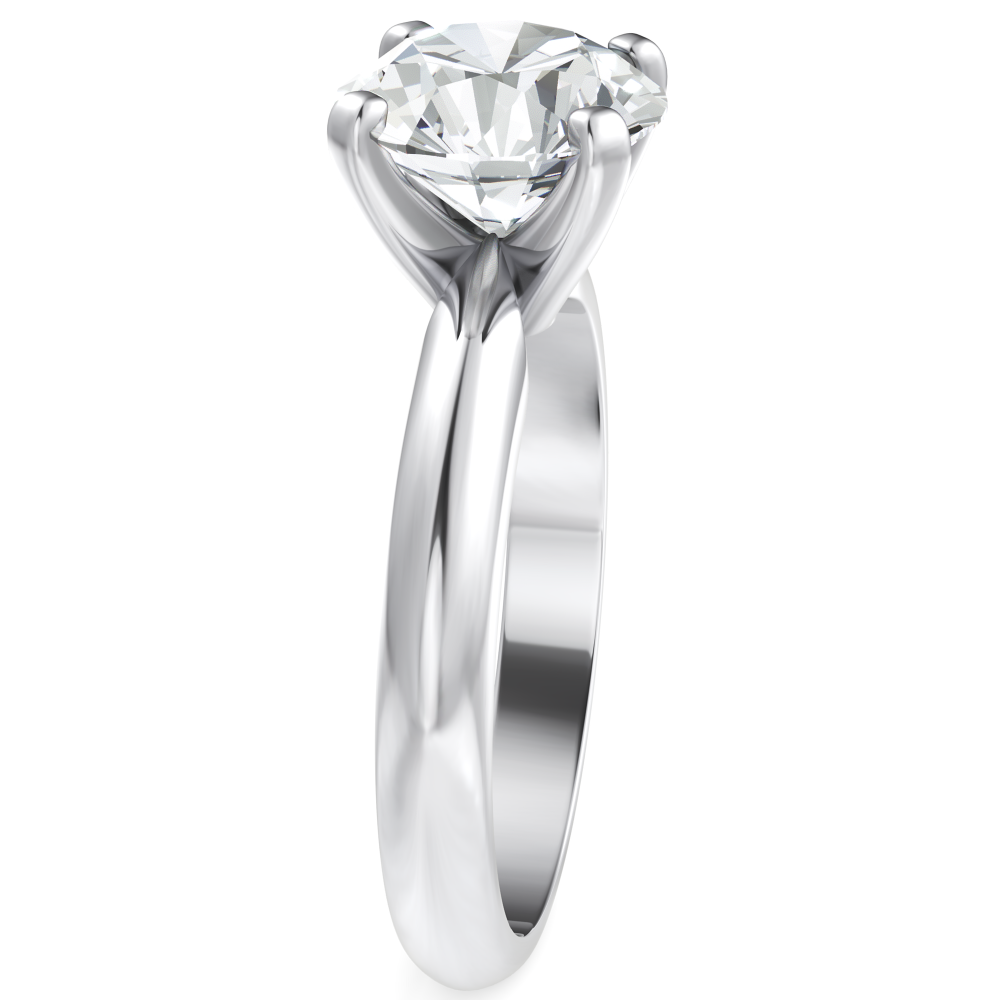 Inel de Logodnă Solitaire Heritage din Aur 14k cu Diamant Creat în Laborator de 2 ct din 14k Aur Alb - Castelo.ro