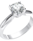 Inel de Logodnă Solitaire Heritage din Aur 18k cu Moissanite de 1 ct din Platina - Castelo.ro
