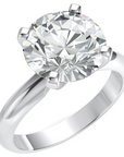 Inel de Logodnă Solitaire Heritage din Aur 14k cu Diamant Creat în Laborator de 3 ct din 14k Aur Alb - Castelo.ro