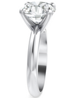 Inel de Logodnă Solitaire Heritage din Aur 14k cu Diamant Creat în Laborator de 3 ct din 14k Aur Alb - Castelo.ro