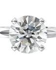 Inel de Logodnă Solitaire Heritage din Aur 14k cu Diamant Creat în Laborator de 3 ct din 14k Aur Alb - Castelo.ro