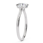 Inel de Logodnă din Aur 18k cu Diamant Creat în Laborator Solitaire Rotund de 1.5 ct din Platina - Castelo.ro