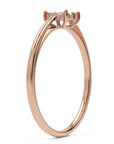 Inel de Logodnă Regesse din Aur 14k cu Diamante Naturale de 0.1 ct din 14k Aur Roz - Castelo.ro