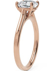 Inel de Logodnă Duchesse Céleste din Aur 14k cu Moissanite Cushion de 1.53 ct