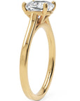 Inel de Logodnă Duchesse Céleste din Aur 14k cu Moissanite Cushion de 1.53 ct