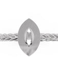 Inel Éléonore Marquise Minimalist din Aur 18k din Platina - Castelo.ro