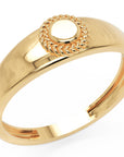 Inel Rosalie Minimalist din Aur 14k din 14k Aur Galben - Castelo.ro