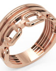 Inel Céleste Tressé Minimalist din Aur 14k din - Castelo.ro
