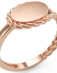 Inel Éloise Minimalist din Aur 14k