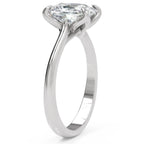 Inel de Logodnă Cambridge din Aur 14k cu Diamant Creat în Laborator Cushion de 1.5 ct din 14k Aur Alb - Castelo.ro