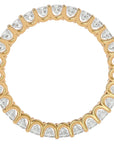 Inel Eternity din Aur 14k cu Diamante Create în Laborator de 1.93 ct din 14k Aur Galben - Castelo.ro