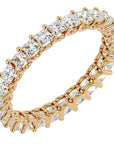 Inel Eternity din Aur 14k cu Diamante Create în Laborator de 1.93 ct din 14k Aur Galben - Castelo.ro