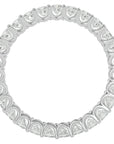 Inel Eternity din Aur 14k cu Diamante Create în Laborator de 1.93 ct din 14k Aur Alb - Castelo.ro