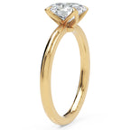 Inel de Logodnă Knightsbridge din Aur 14k cu Diamant Creat în Laborator Oval de 1 ct din 14k Aur Galben - Castelo.ro