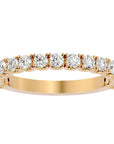 Verighetă Eternity din Aur 14k cu Diamante Create în Laborator Brilliant de 0.79 ct din 14k Aur Galben - Castelo.ro