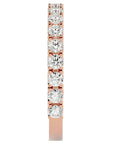 Verighetă Eternity din Aur 14k cu Moissanite Brilliant de 0.79 ct din 14k Aur Roz - Castelo.ro