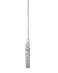 Lanț din Aur 14k cu Pandantiv Inimă Eternă Diamante Create în Laborator de 0.46 ct din 14K Aur Alb - Castelo.ro