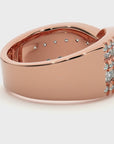 Inel Nobil cu Diadema de Diamante Naturale de 1.26 ct