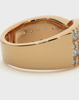 Inel Nobil cu Diadema de Diamante Naturale de 1.26 ct