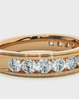 Verighetă cu Diamante Naturale Eternity de 0.92 ct