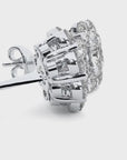 Cercei Clasici Cu Diamante Naturale Rotunde 1.87 ct