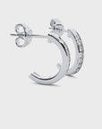 Cercei Hoop Regali cu Diamante Naturale de 0.54 ct