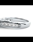 Inel De Logodnă Étincelle Divine din Aur 14k cu Moissanite de 1.41 ct