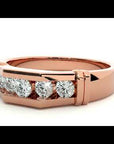 Inel Radiant din Aur 14k cu Diamante Naturale de 0.51 ct
