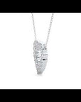 Lanț din Aur 14k cu Pandantiv Inimă Royal din Diamante Naturale de 0.34 ct