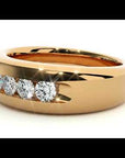 Verighetă Eternity din Aur 14k cu Moissanite de 1.01 ct