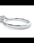 Inel De Logodnă Solitaire Pavé din Aur 14k cu Moissanite de 0.85 ct