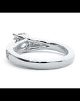 Inel de Logodnă din Aur 14k cu Diamante Create în Laborator Solitaire Etern Pavé de 1.57 ct