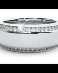 Verighetă din Aur 14k cu Bandă De Moissanite de 0.53 ct