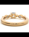 Inel De Logodnă Solitaire Retro cu Diamante Naturale de 0.91 ct